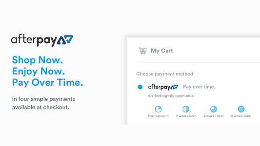 Afterpay now available!